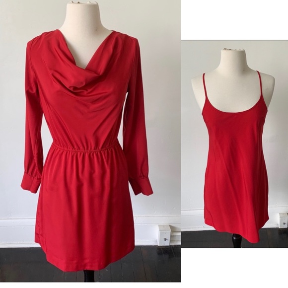 Banana Republic Vintage 2pcs Mini Dress & Slip - Picture 3 of 5
